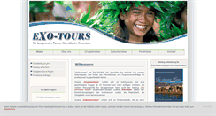 Desktop Screenshot of exo-tours.de